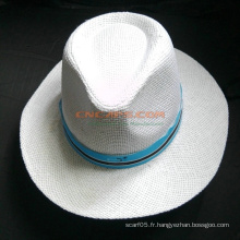 Chapeau de paille en papier de style Panama personnalisé avec logo